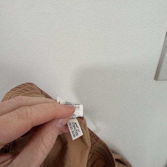 Aerie High Waisted Go For It Baggy Cargo Pants Brown Tan NEW Womens Medium - Picture 9 of 9